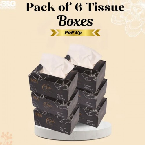 Pack Of 6 B&G Pop Up Box