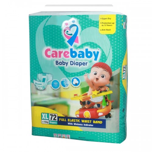 Carebaby Jumbo Diapers XL 72Pcs