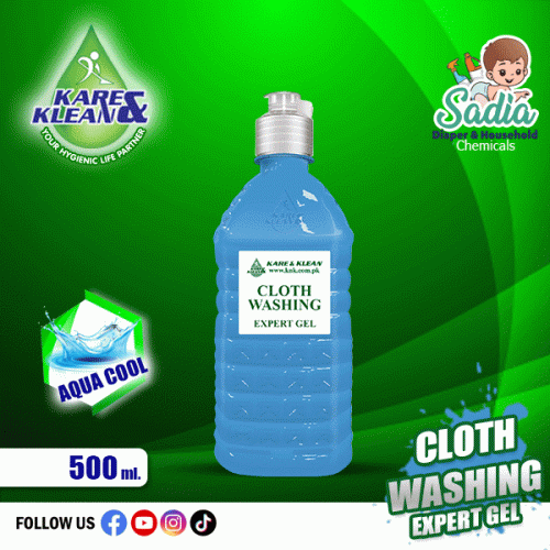 Cloth Washing Liquid Detergent Expert Gel 500Ml Aqua cool