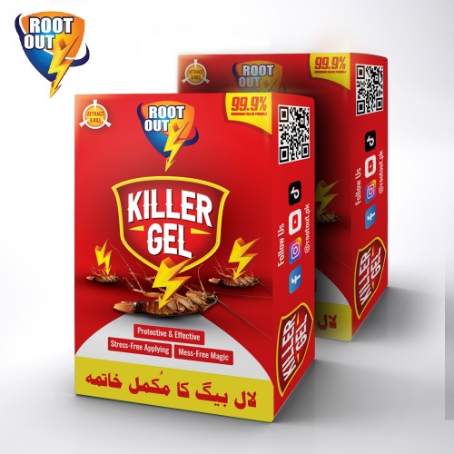 Pack Of 2 Premium Lizard & Cockroach Killer Gel Rootout