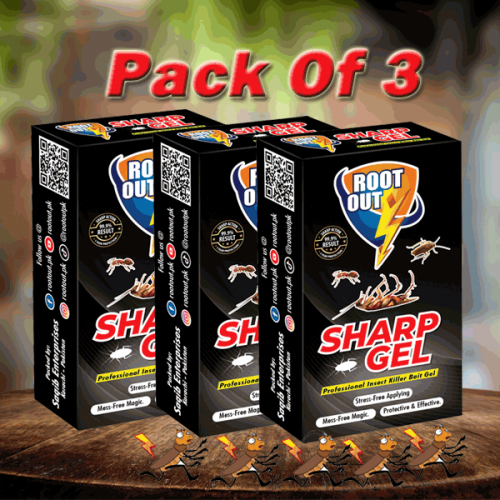Pack Of 3 Sharp Gel 30gm Rootout