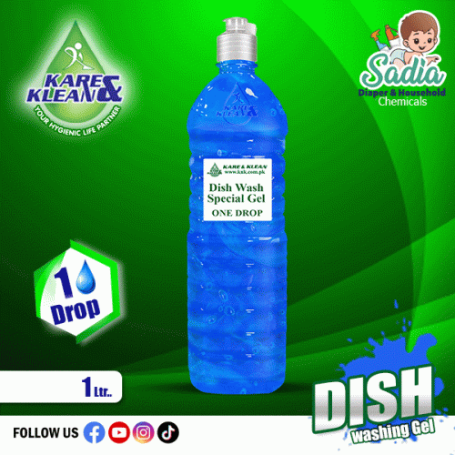 Dish Wash Gel Active One Drop 1liter