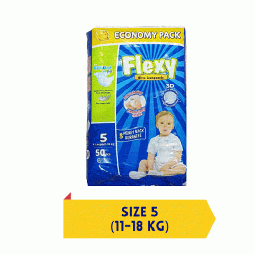 Flexy Baby Daiper Size XLarge 50 Pcs