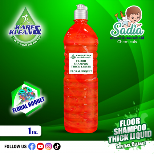 Floor Shampoo Thick Liquid 1Liter Special floral bouquet