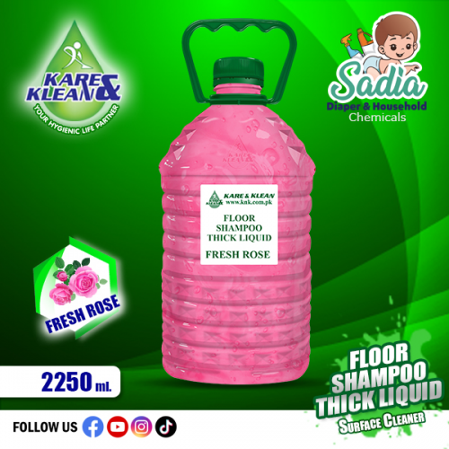 Floor Shampoo Thick Liquid 2.25Liter Special fresh rose