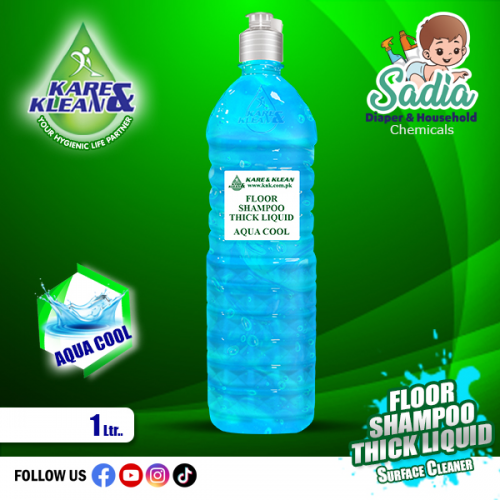 floor shampoo thick liquid 1Liter Special aqua cool