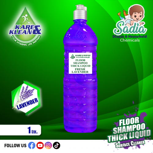 Floor Shampoo Thick Liquid 1Liter Special fresh Lavender
