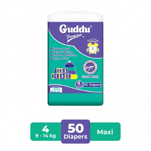 Guddu Diaper Size Large 50pcs