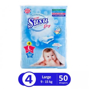 Susu Baby Diaper Size Large 50pcs