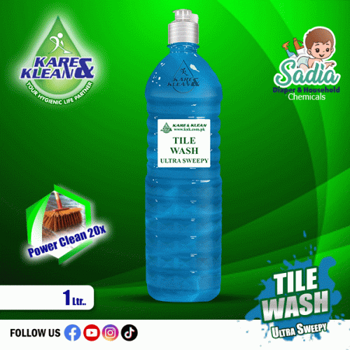 Tile Wash Ultra sweepy liquid 1Liter Tiles & Bathroom Cleaner With Acid